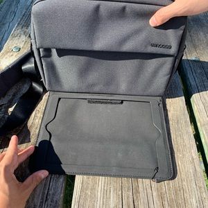 A nice incase to hold your essentials like phone, money, and basic work stuff